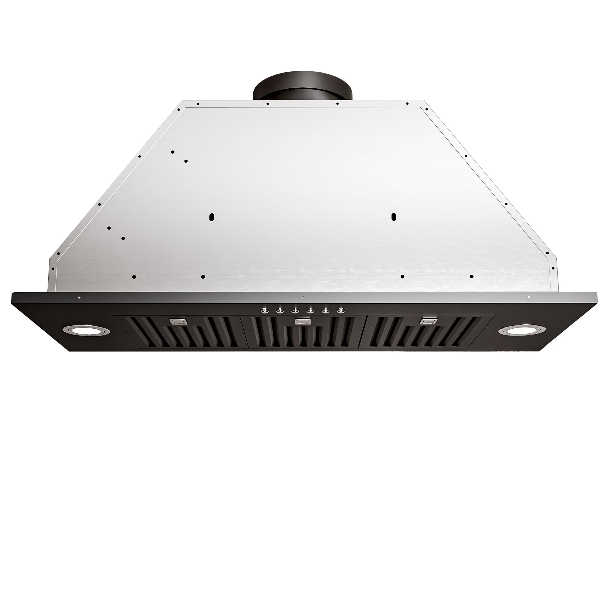 Onefly - 36 inches - Convertible - Range Hood Insert - Black Stainless Steel