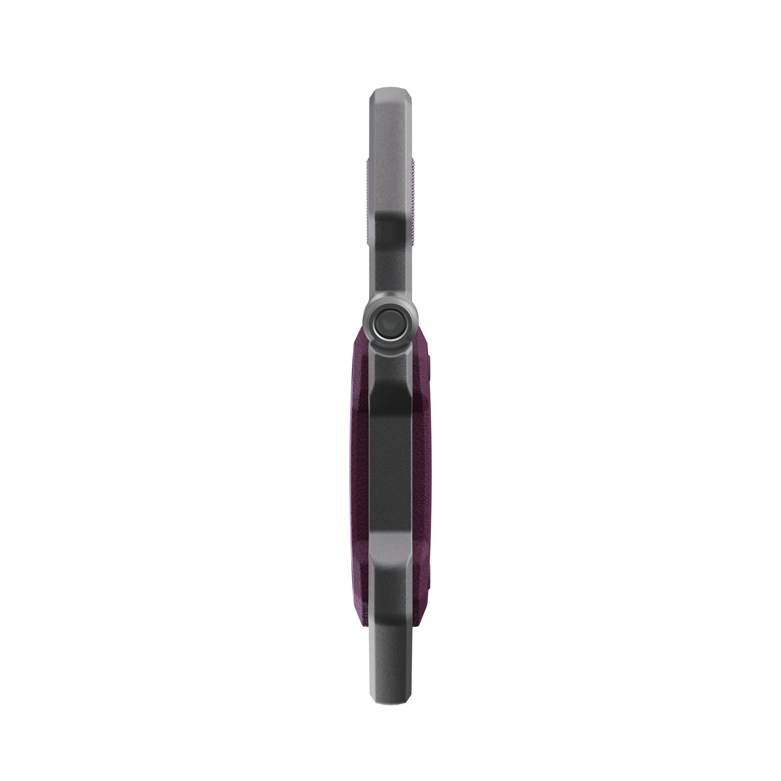 Alt View 6. UAG - AirTag Case w Built-in Bottle Opener & Carabiner for Keys, Luggage & Bags - Deep Purple Synth.