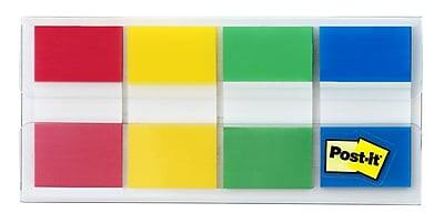 Front. Post-it - Post-it Flags, .94", Assorted Colors, 160 Flags/Pack (680-RYGB2) - Assorted.