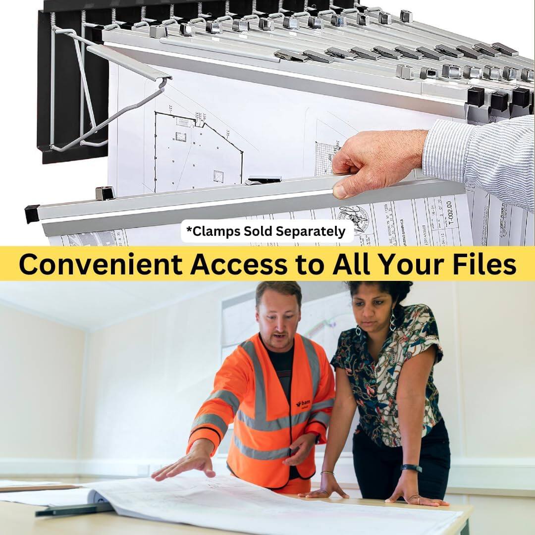 Clar B T-002.00 *Clamps Sold Separately Convenient Access to All Your Files