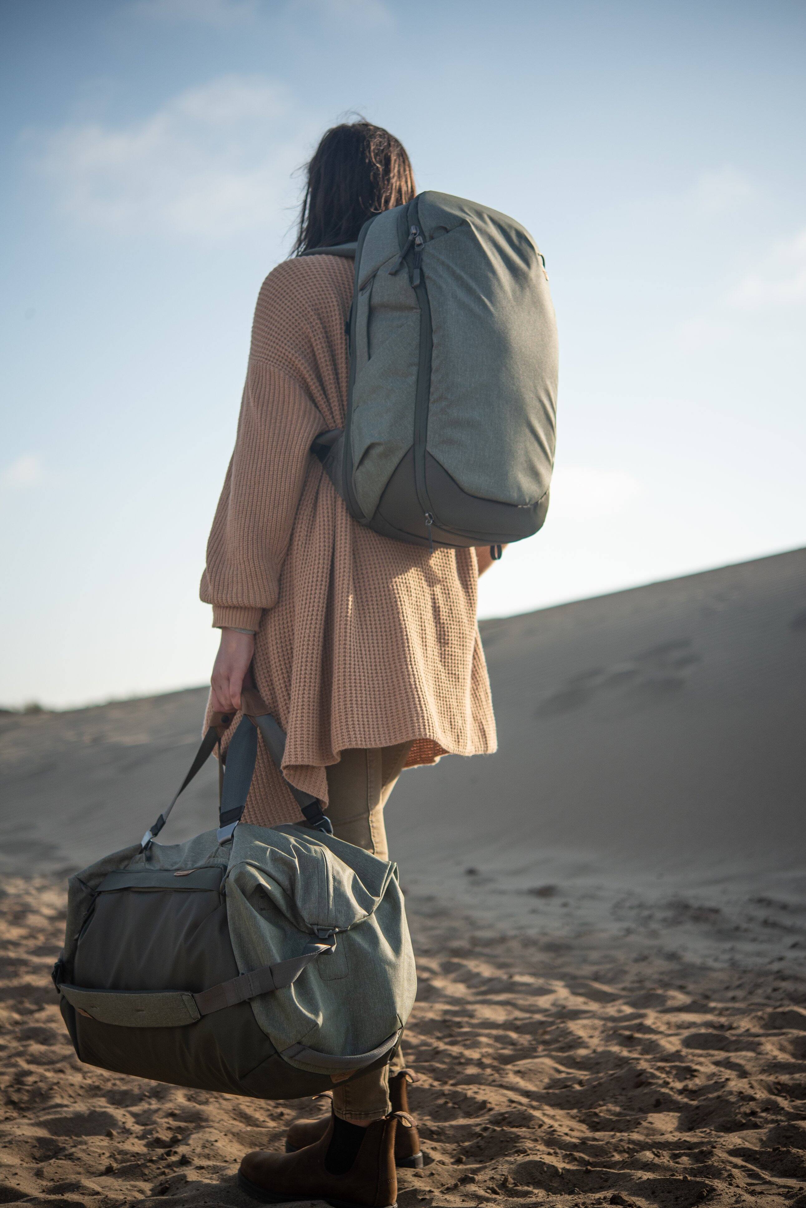 Alt View 25. Peak Design - Travel Backpack 30L - Sage.