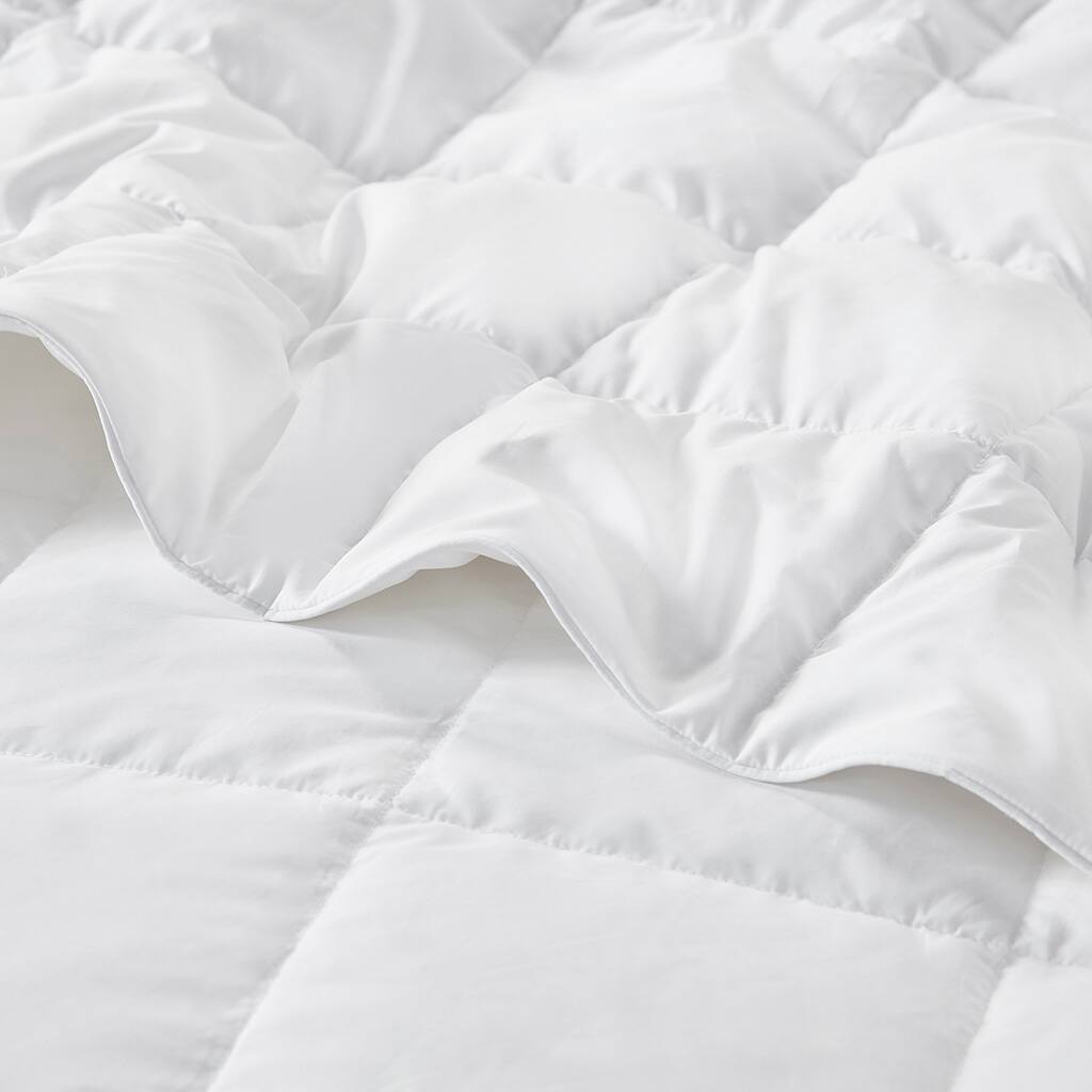 Alt View 4. Gracie Mills - Gracie Mills Roth All-Seasons Blanket with Goose Feather and Down filling - White.