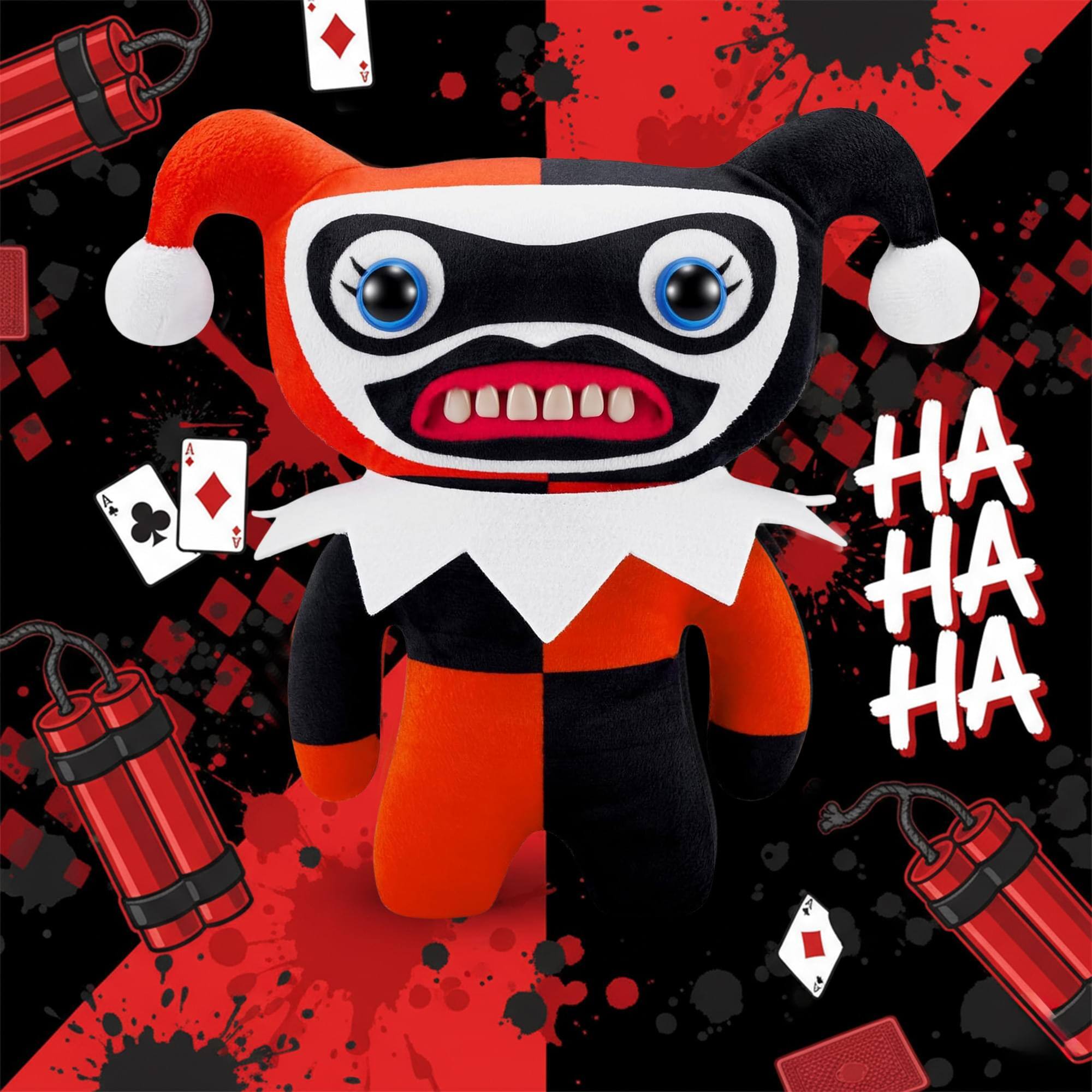 Alt View 2. ZURU - DC x Fuggler 9 Inch Collector Plush | Harley Quinn - Multi-Colored.