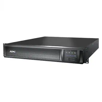 Front. APC - APC by Schneider Electric Smart-UPS SMX1500RMI2U 1500 VA Tower/Rack Mountable UPS - 2U Rack-mountable - 5 Minute - Black.