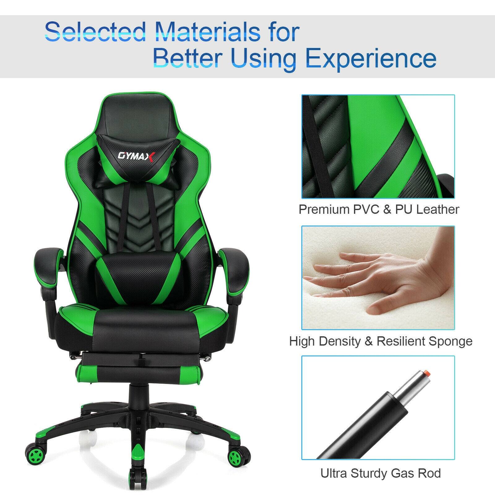 Selected Materials for Better Using Experience

GYMAX

Premium PVC & PU Leather

High Density & Resilient Sponge

Ultra Sturdy Gas Rod