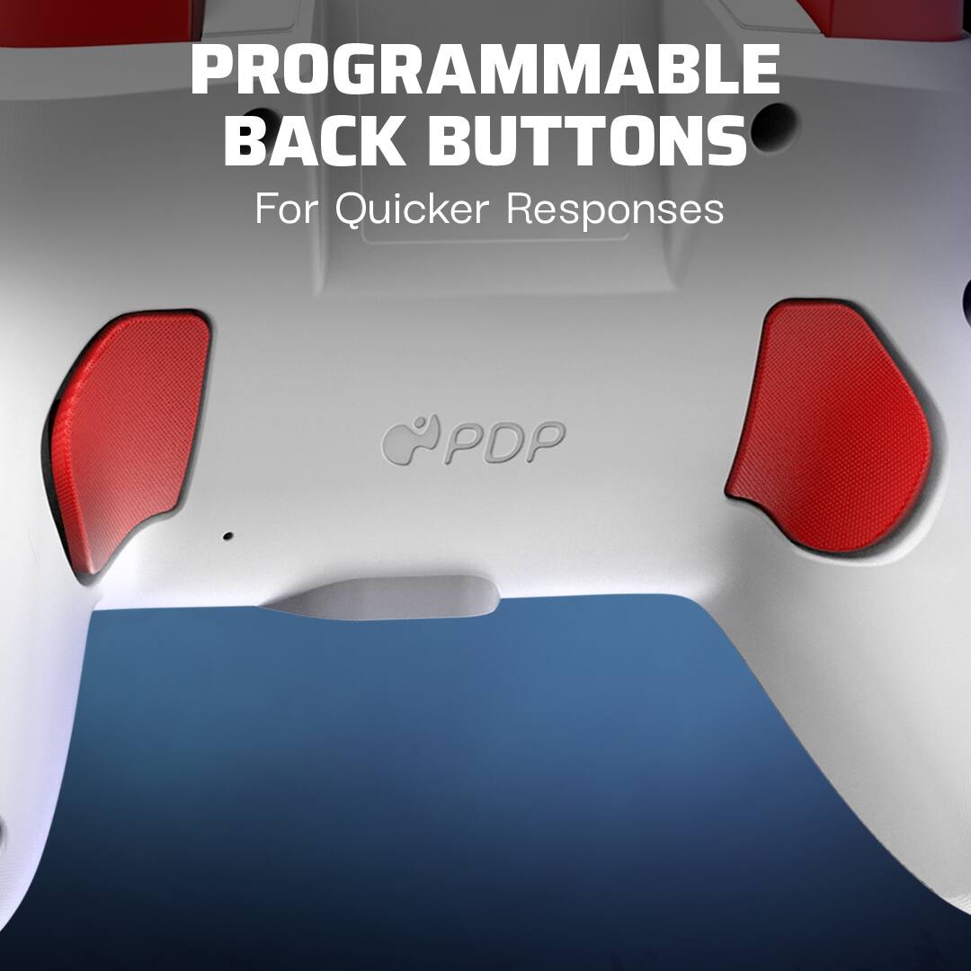 PROGRAMMABLE BACK BUTTONS For Quicker Responses PDP