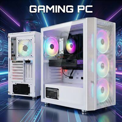 STGAubron Gaming PC Computer Desktop, Ryzen 5 5500 up to 4.2 STGAubron Gaming PC Computer Desktop, Ryzen 5 5500 up to 4.2