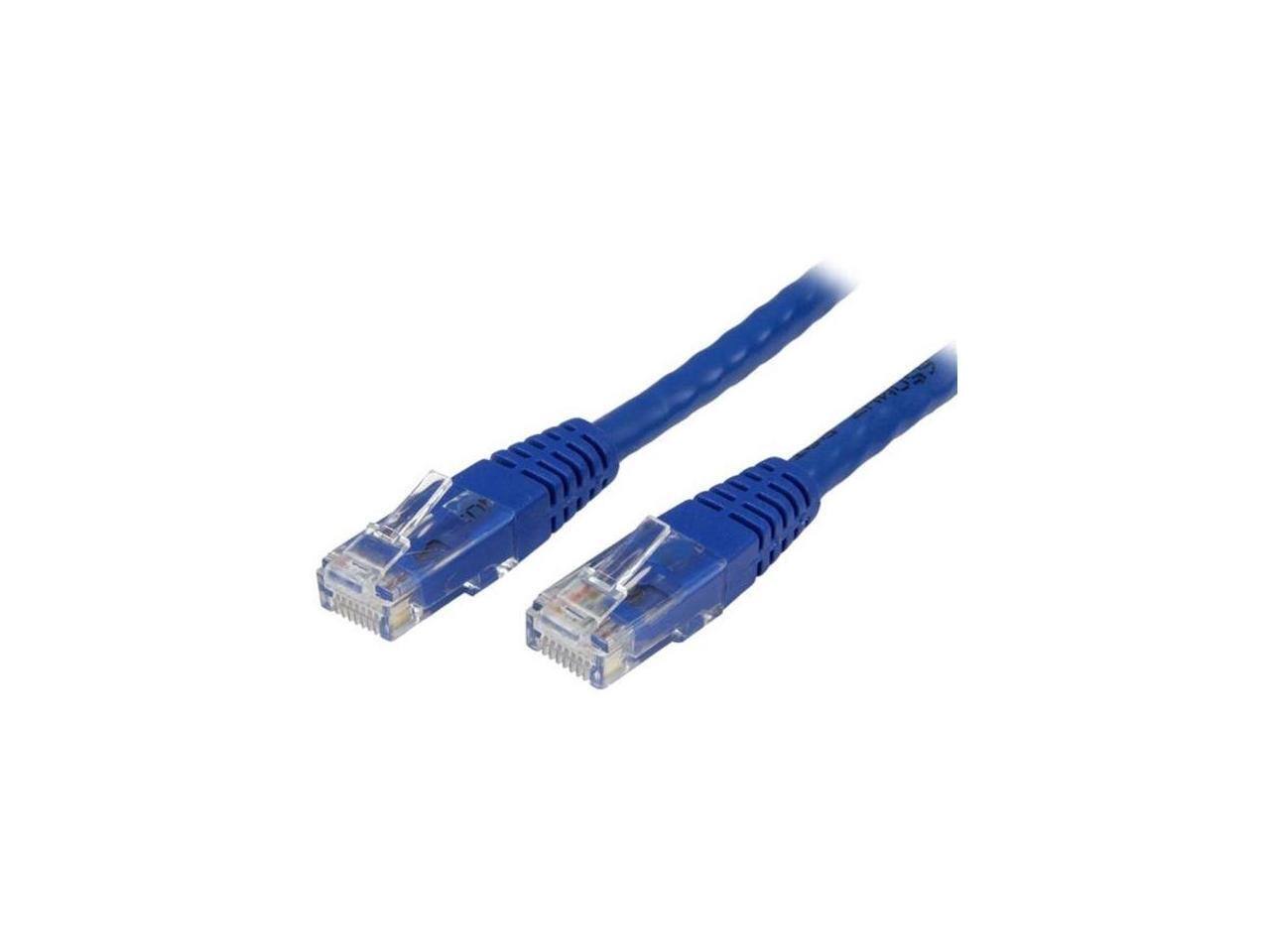 Front. StarTech.com - StarTech 1ft CAT6 UTP Network Patch Cable Blue - 10 Pack C6PATCH1BL10PK.