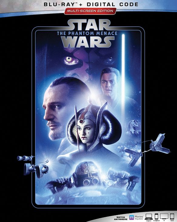 

Star Wars: The Phantom Menace [Includes Digital Copy] [Blu-ray] [1999]