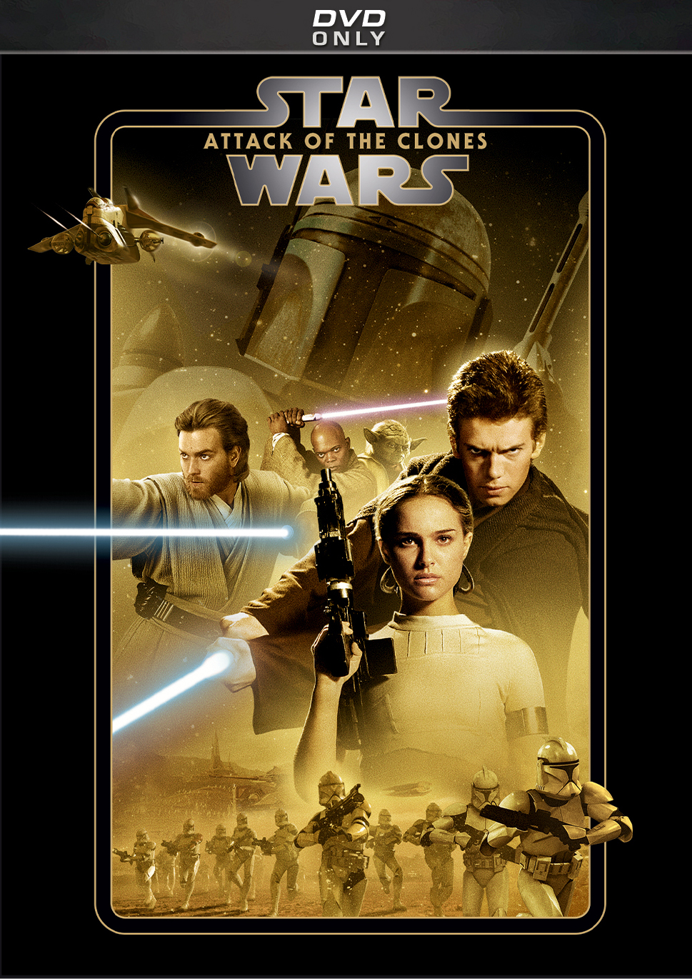 star wars attack of the clones dvd