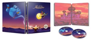Aladdin [Signature Collection][SteelBook][Dig Copy][4K Ultra HD Blu-ray/Blu-ray][Only @ Best Buy] [4K Ultra HD Blu-ray/Blu-ray] [1992] - Front_Original