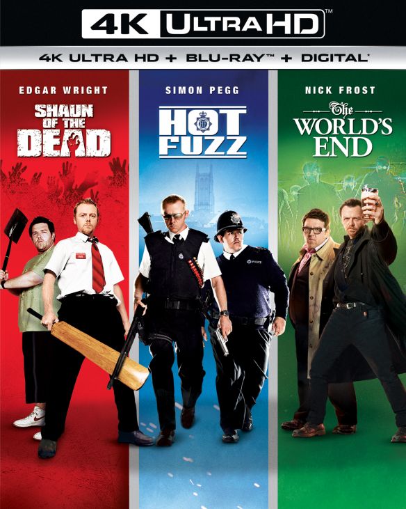 

The World's End/Hot Fuzz/Shaun of the Dead Trilogy [Digital Copy] [4K Ultra HD Blu-ray/Blu-ray]