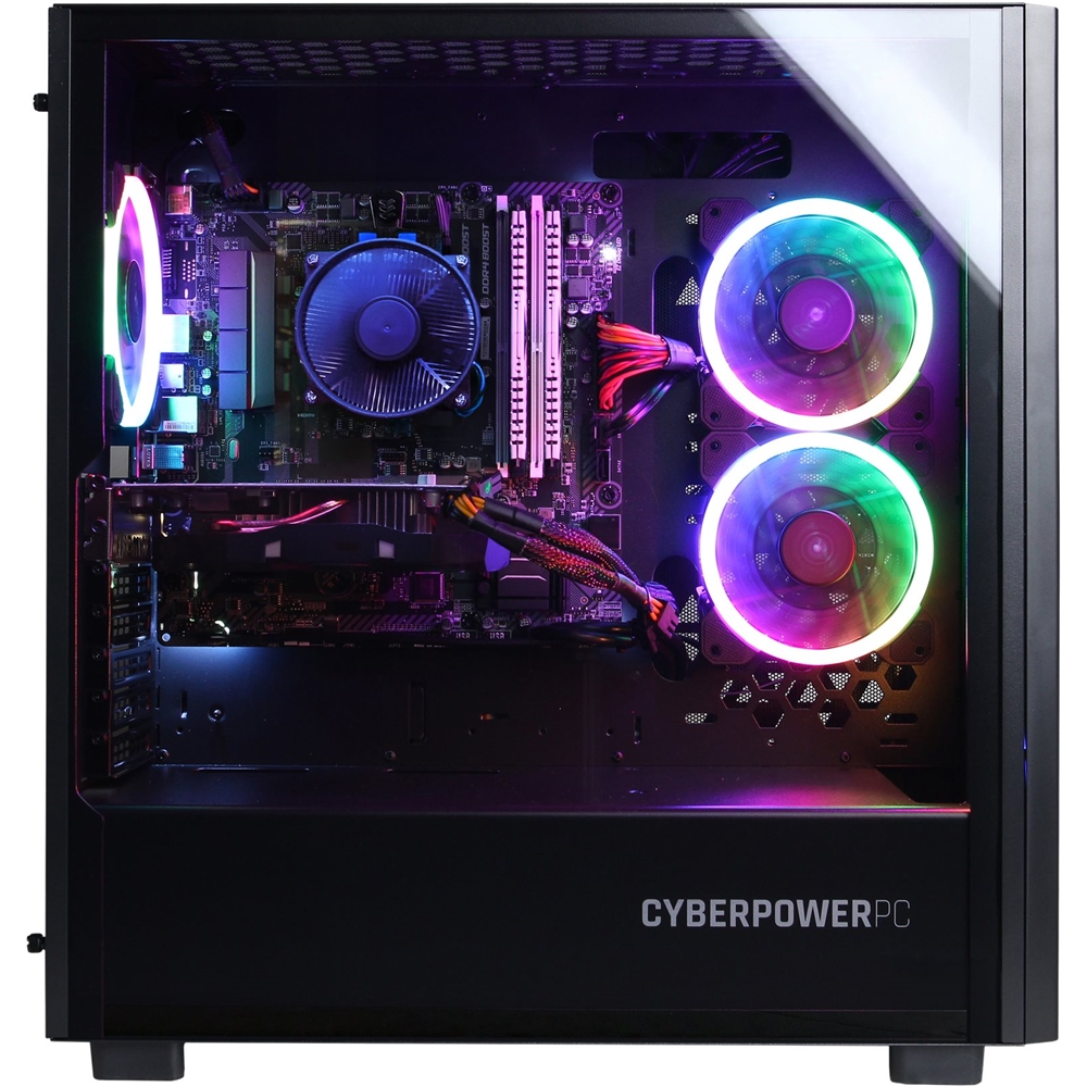 Best Buy: CyberPowerPC Gamer Master Gaming Desktop AMD Ryzen 7 3700X 16GB  Memory NVIDIA GeForce RTX 2060 Super 2TB HDD + 240GB SSD Black GMA8200CPGV2