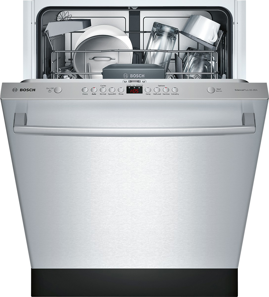 Best Buy Bosch 100 Series 24" Tall Tub BuiltIn Dishwasher with