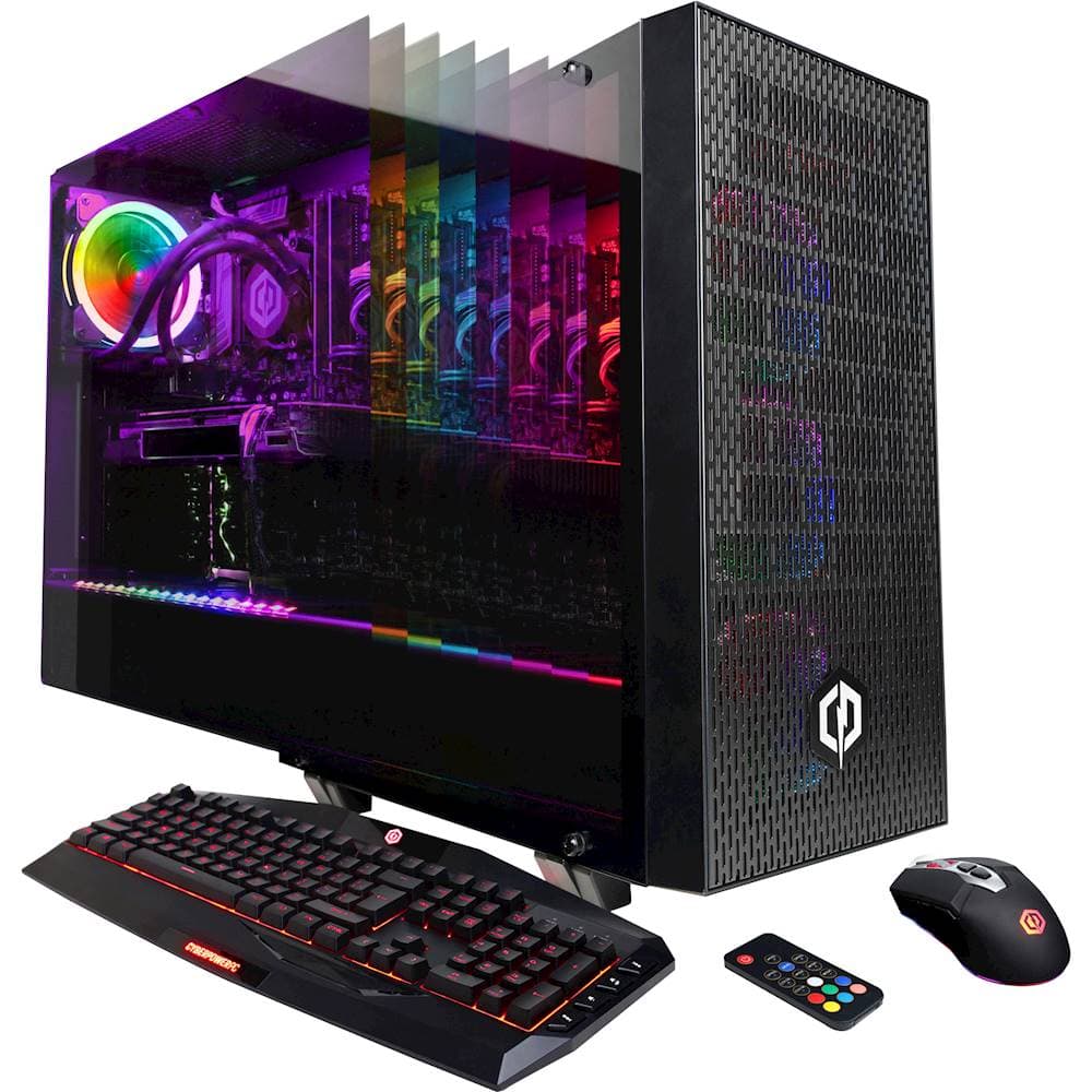 CyberPowerPC Gaming Desktop Intel Core i7 9700K Best Buy