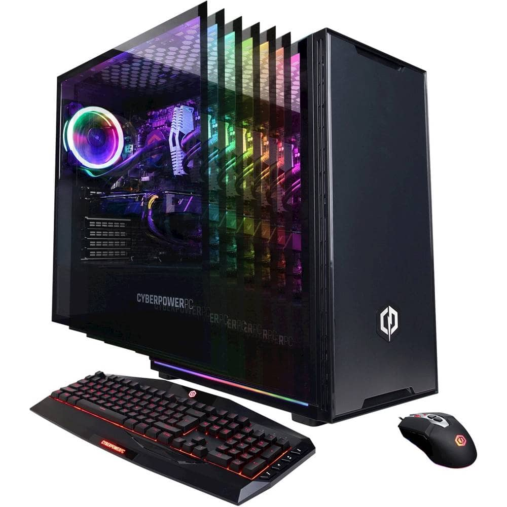 CyberPowerPC Gaming Desktop Intel Core i7-9700K 16GB Memory NVIDIA GeForce RTX 2070 Super 2TB + 240GB SSD Black SLC10340CPGV2 - Best Buy