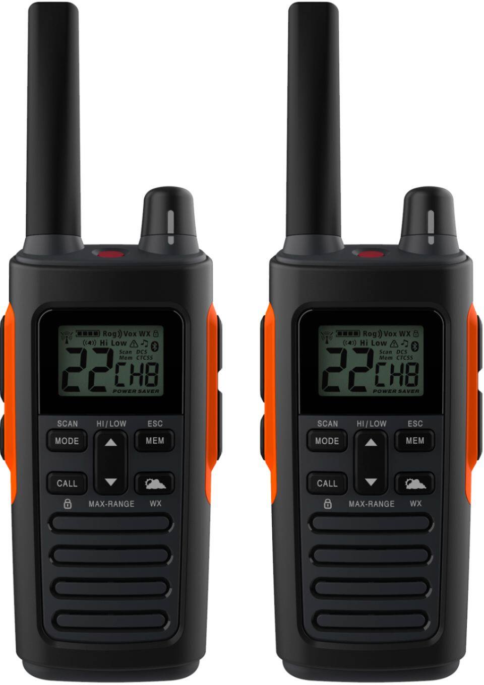 Best Buy: Cobra MicroTALK 38-Mile, 22-Channel 2-Way Radios (Pair) Black ...