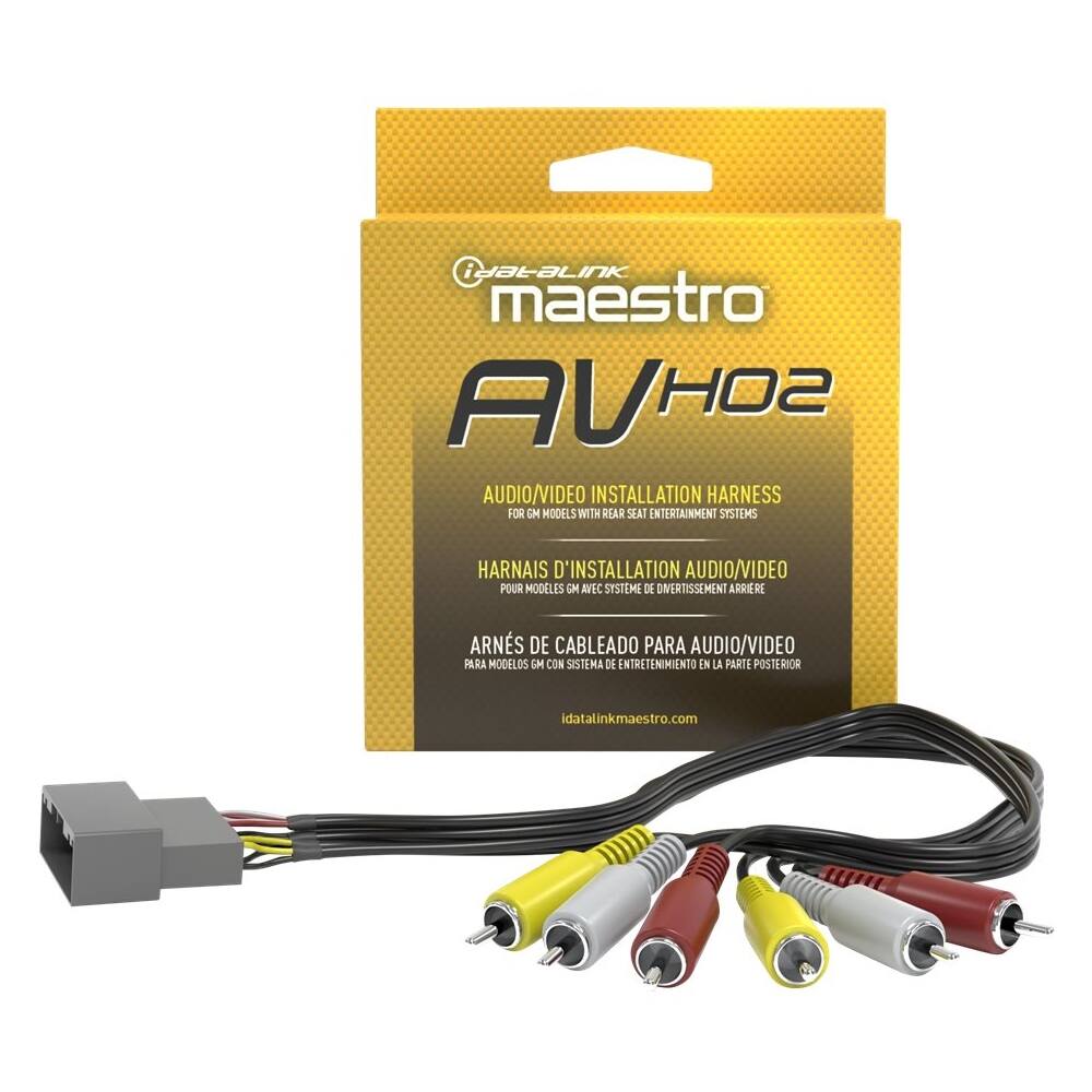 Front. iDatalink - Maestro Wiring Harness for Select Honda Vehicles - Black.