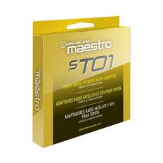 Front. Maestro - Antenna Adapter for Select Toyota Vehicles - Black.