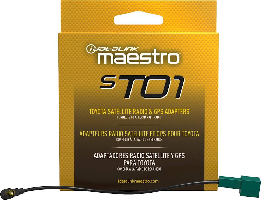 Alt View 13. Maestro - Antenna Adapter for Select Toyota Vehicles - Black.