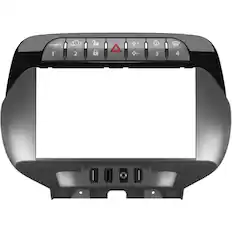 Front. Maestro - Dash Kit for Select 2010-2015 Chevrolet Camaro Vehicles - Silver/Gray.