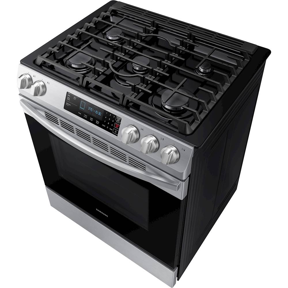 Customer Reviews Samsung 5.8 Cu. Ft. SlideIn Gas Range with Self