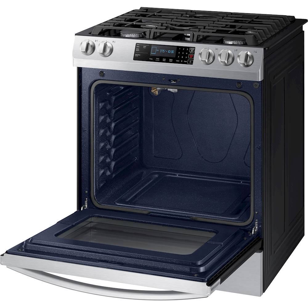 Customer Reviews Samsung 5.8 Cu. Ft. SlideIn Gas Range with Self