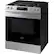 Left. Samsung - 5.8 Cu. Ft. Slide-In Gas Range with Self-cleaning.
