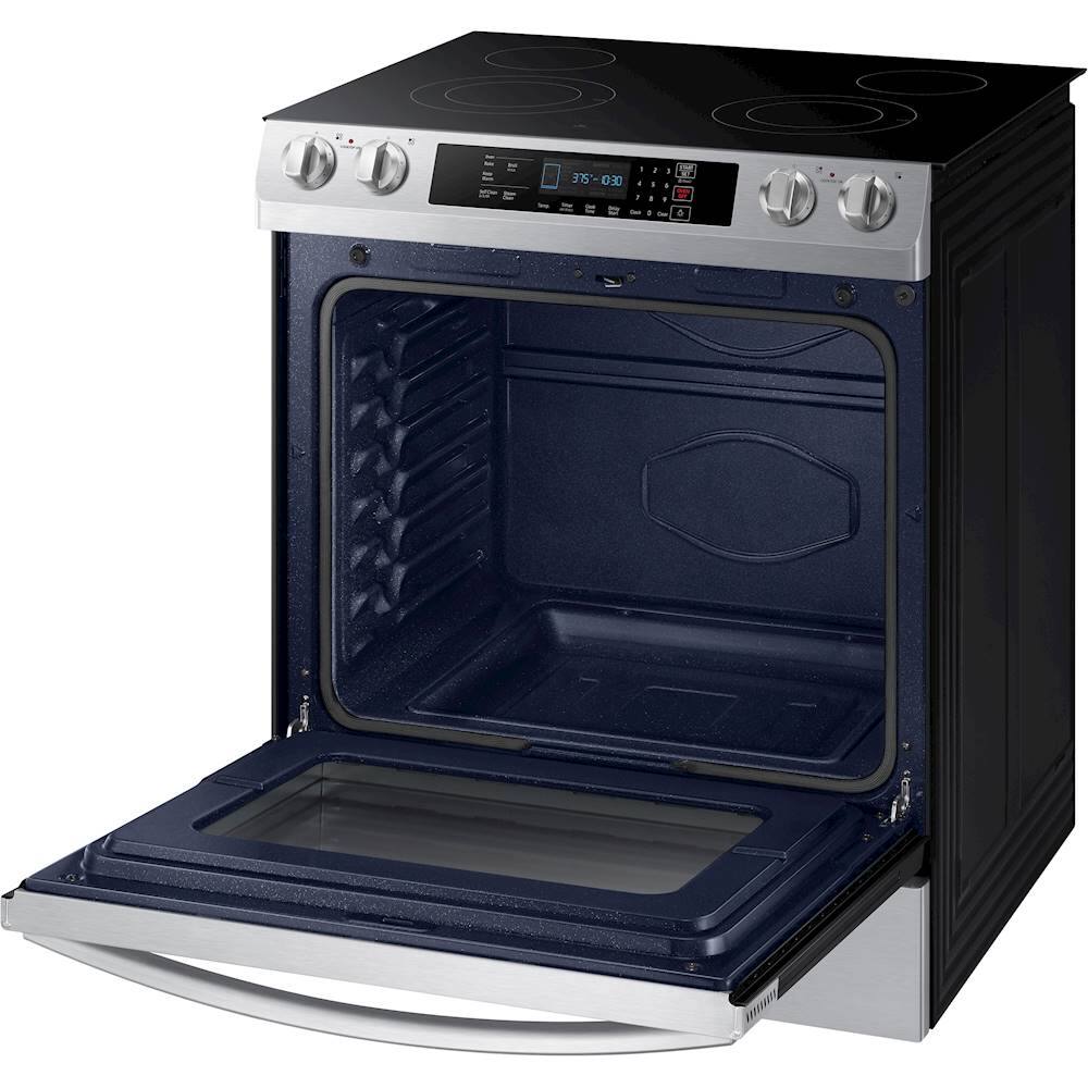 Best Buy Samsung 5.8 Cu. Ft. SlideIn Electric Range with Self
