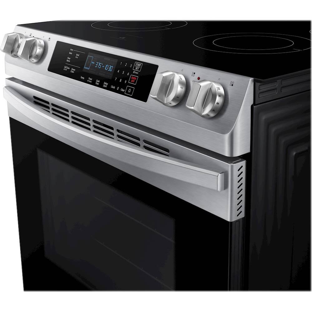 Best Buy Samsung 5.8 Cu. Ft. SlideIn Electric Range with Self