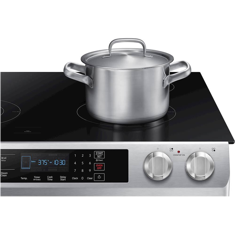 Best Buy Samsung 5.8 Cu. Ft. SlideIn Electric Range with Self