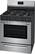 Angle. Frigidaire - 5.0 Cu. Ft. Freestanding Gas Range - Stainless steel.