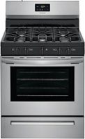 Frigidaire - 5.0 Cu. Ft. Freestanding Gas Range - Stainless steel - Front_Zoom