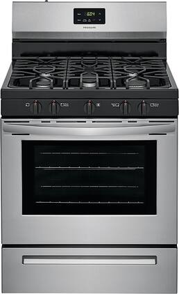 Frigidaire - 5.0 Cu. Ft. Freestanding Gas Range - Stainless Steel
