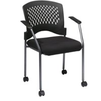 Pro-line II - ProGrid Series Fabric Visitor Chair - Black - Front_Zoom