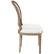 Left. OSP Home Furnishings - Lillian Oval Back Chair - Linen.