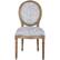 Front Zoom. OSP Home Furnishings - Lillian Collection Traditional Fabric Chair - Blue.