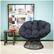 Alt View Zoom 12. OSP Home Furnishings - Papasan Chair - Black.