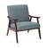 Front. OSP Home Furnishings - Davis Mid-Century Fabric Armchair - Klein Sea.