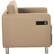 Left Zoom. Office Star Products - Atlantic chair - Beige.