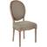 Front Zoom. OSP Home Furnishings - Lillian Oval Back Chair - Klein Otter.