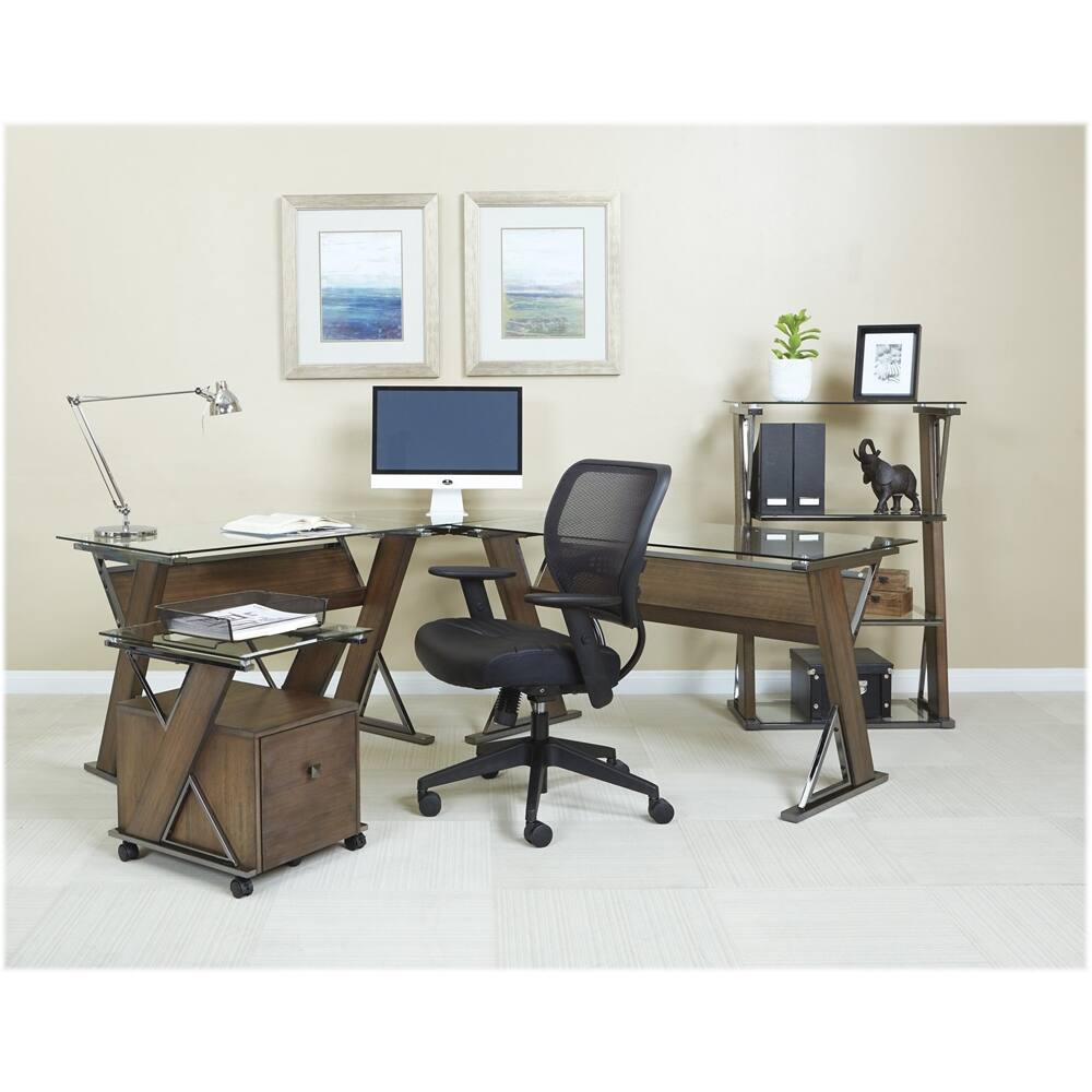 Alt View 14. Space Seating - 57 Series Bonded Leather Office Chair - Black.