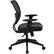 Left. Space Seating - 57 Series Bonded Leather Office Chair - Black.