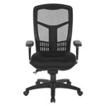 Front Zoom. Pro-line II - ProGrid  High Back Managers Chair - Black.