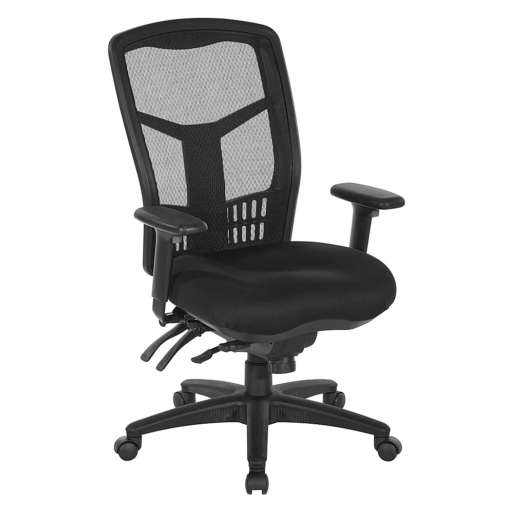 Angle View: Pro-line II - ProGrid  High Back Managers Chair - Black
