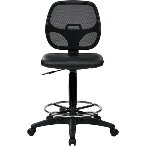 WorkSmart - DC Series Vinyl Drafting Chair - Black was $156.99 now $125.99 (20.0% off)