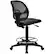 Left Zoom. WorkSmart - DC Series Vinyl Drafting Chair - Black.
