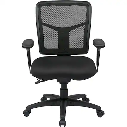 Front. Pro-line II - ProGrid Series Molded Foam & Freeflex Office Chair - Black.