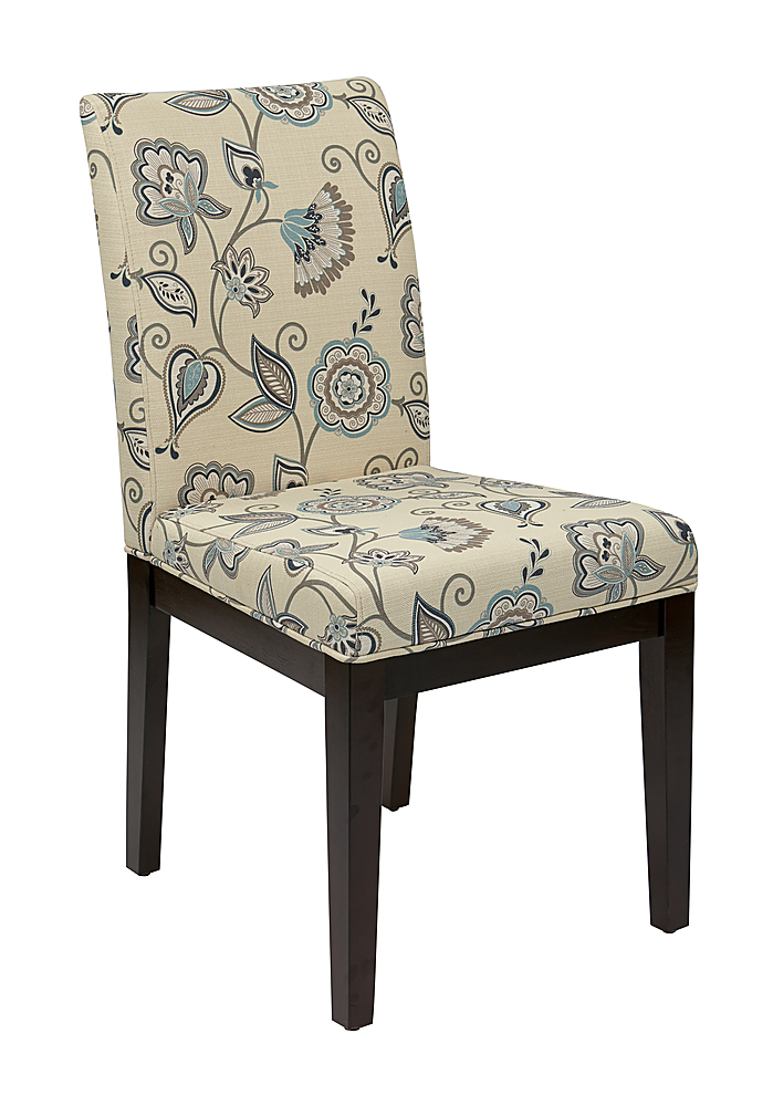 Angle View: OSP Home Furnishings - Dakota Parsons Traditional Fabric Home Chair - Avignon Sky