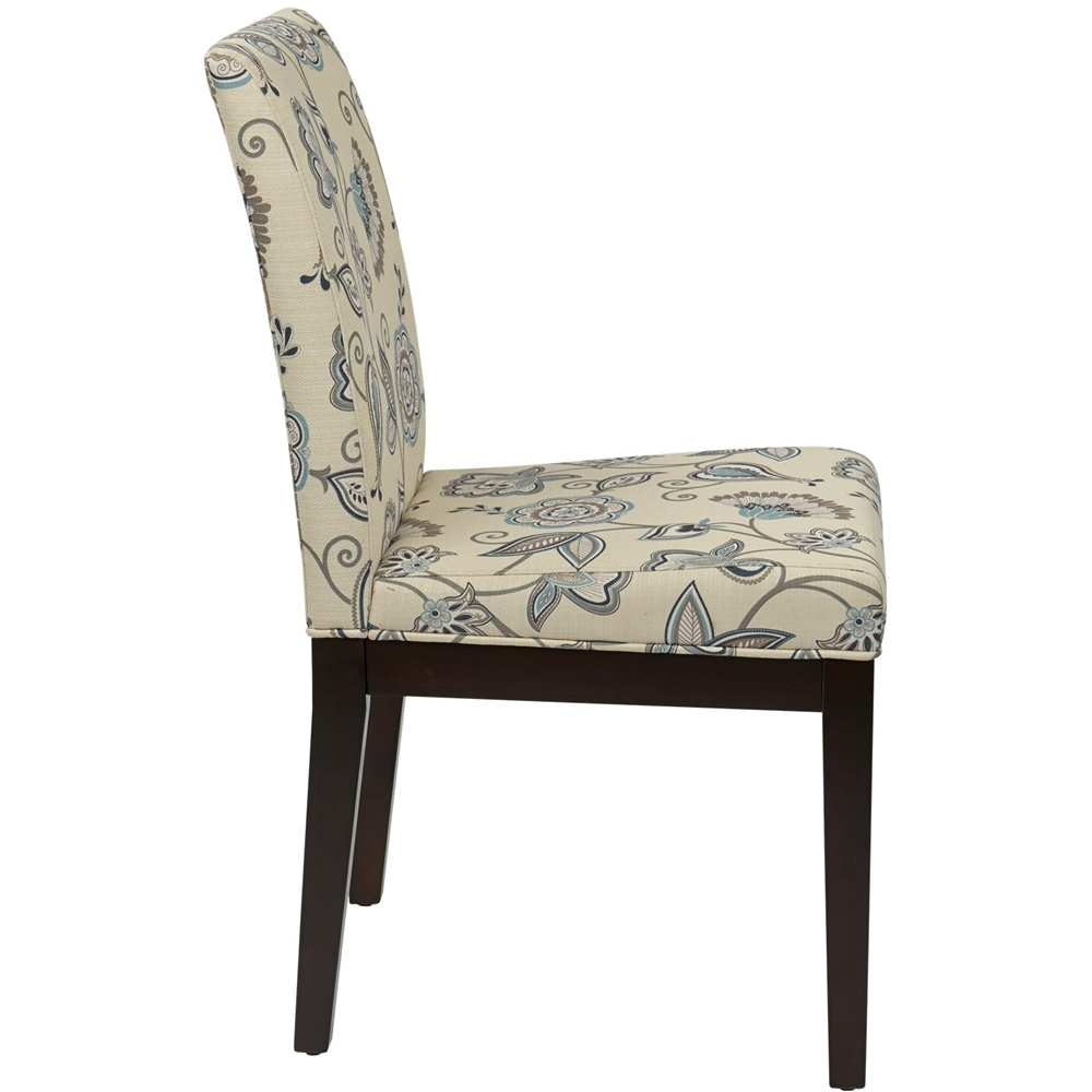 AveSix - Dakota Parsons Traditional Fabric Home Chair - Avignon Sky